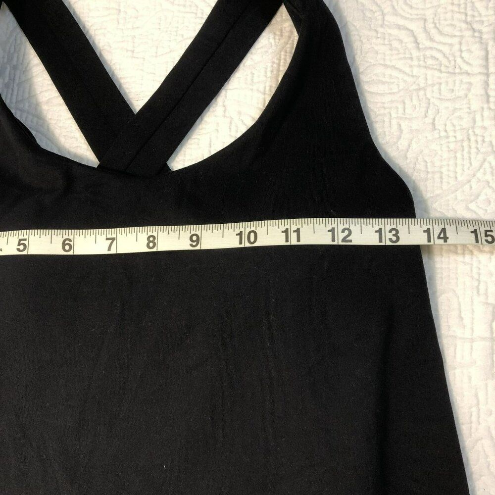 FLX Travel/Leisure Sports Dress Criss-Cross Back Sleeveless Size XS Black - Picture 11 of 12